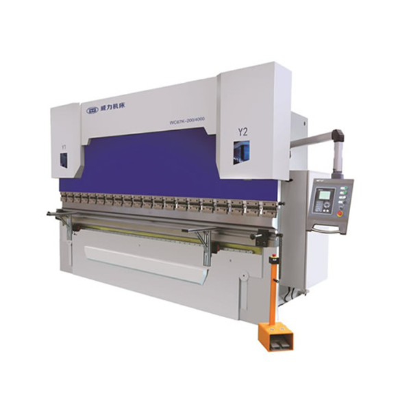 WC67K series torsion axis synchronous CNC hydraulic sheet metal bending machine